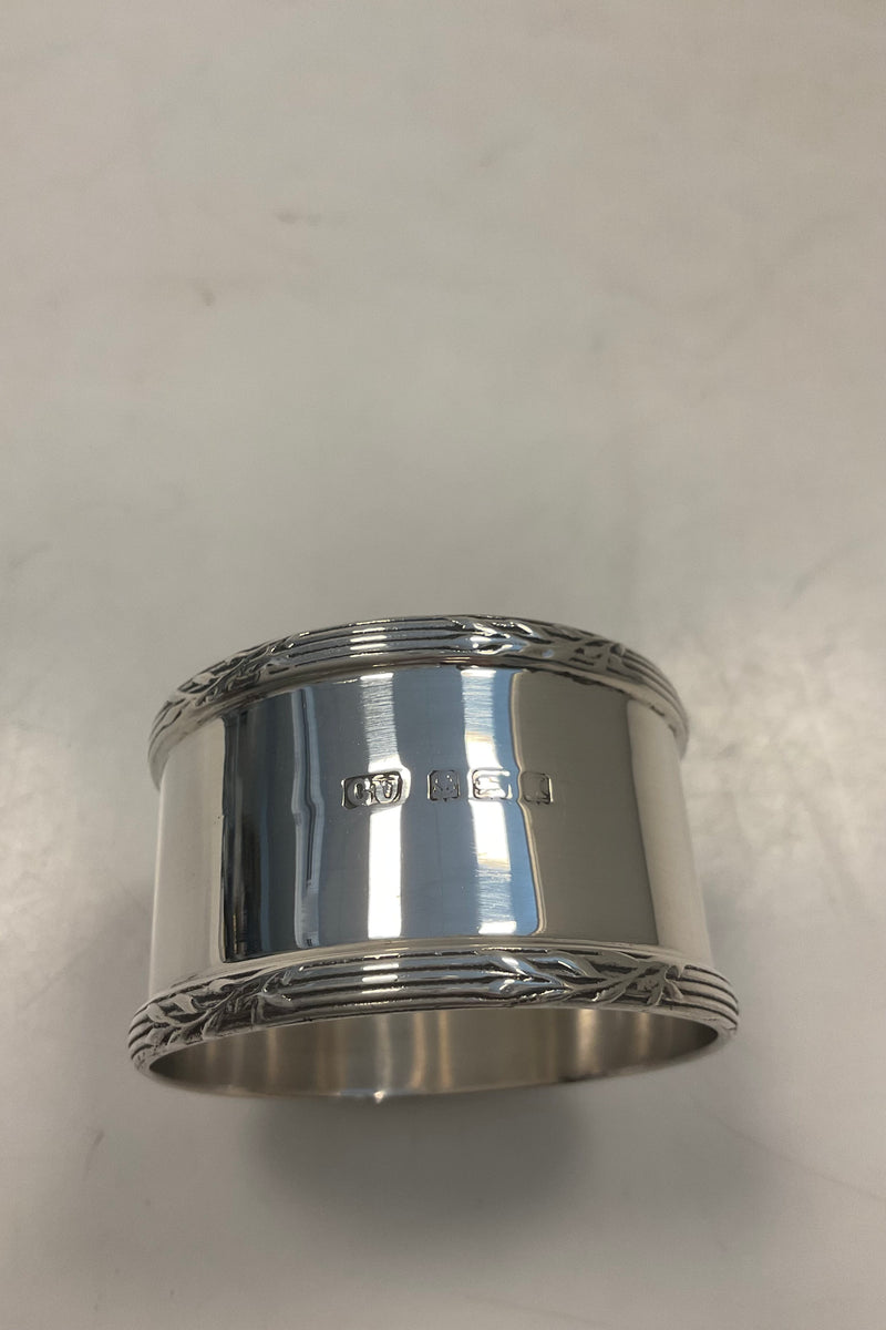 Engelsk Sterling Sølv Servietring