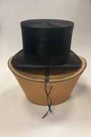Old top hat made of mole skin