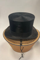 Old top hat made of mole skin