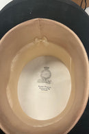 Old top hat made of mole skin