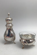Cohr Sølv Saltkar og Peberbøsse (Sæt)