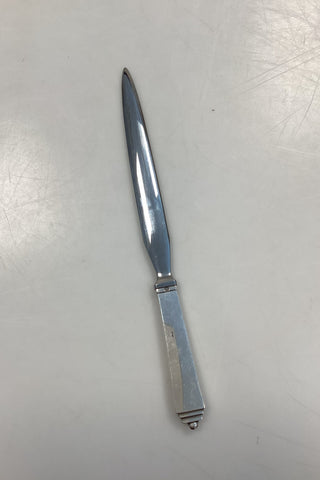 Georg Jensen Sterling Sølv/Stål Pyramide Brevåbner No. 304