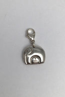 Georg Jensen Sterling Sølv Charm / Vedhæng Elefant Lene Munthe