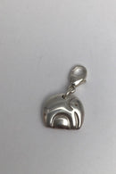 Georg Jensen Sterling Sølv Charm / Vedhæng Elefant Lene Munthe