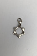 Georg Jensen Sterling Sølv Charm / Vedhæng Stjerne Henning Koppel