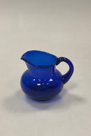 Dansk Holmegaard Blå Flødekande  i glas