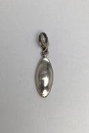 Georg Jensen Sterling Sølv Charm / Vedhæng No. 37 Fiskefad Henning Koppel
