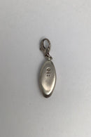 Georg Jensen Sterling Sølv Charm / Vedhæng No. 37 Fiskefad Henning Koppel