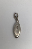 Georg Jensen Sterling Sølv Charm / Vedhæng No. 37 Fiskefad Henning Koppel