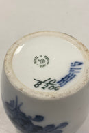 Royal Copenhagen Blå Blomst Flettet Sennepskrukke med låg No. 8206