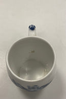 Royal Copenhagen Blå Blomst Flettet Sennepskrukke med låg No. 8206