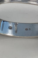 Dansk Servietring i Sølv Moderne No. 5