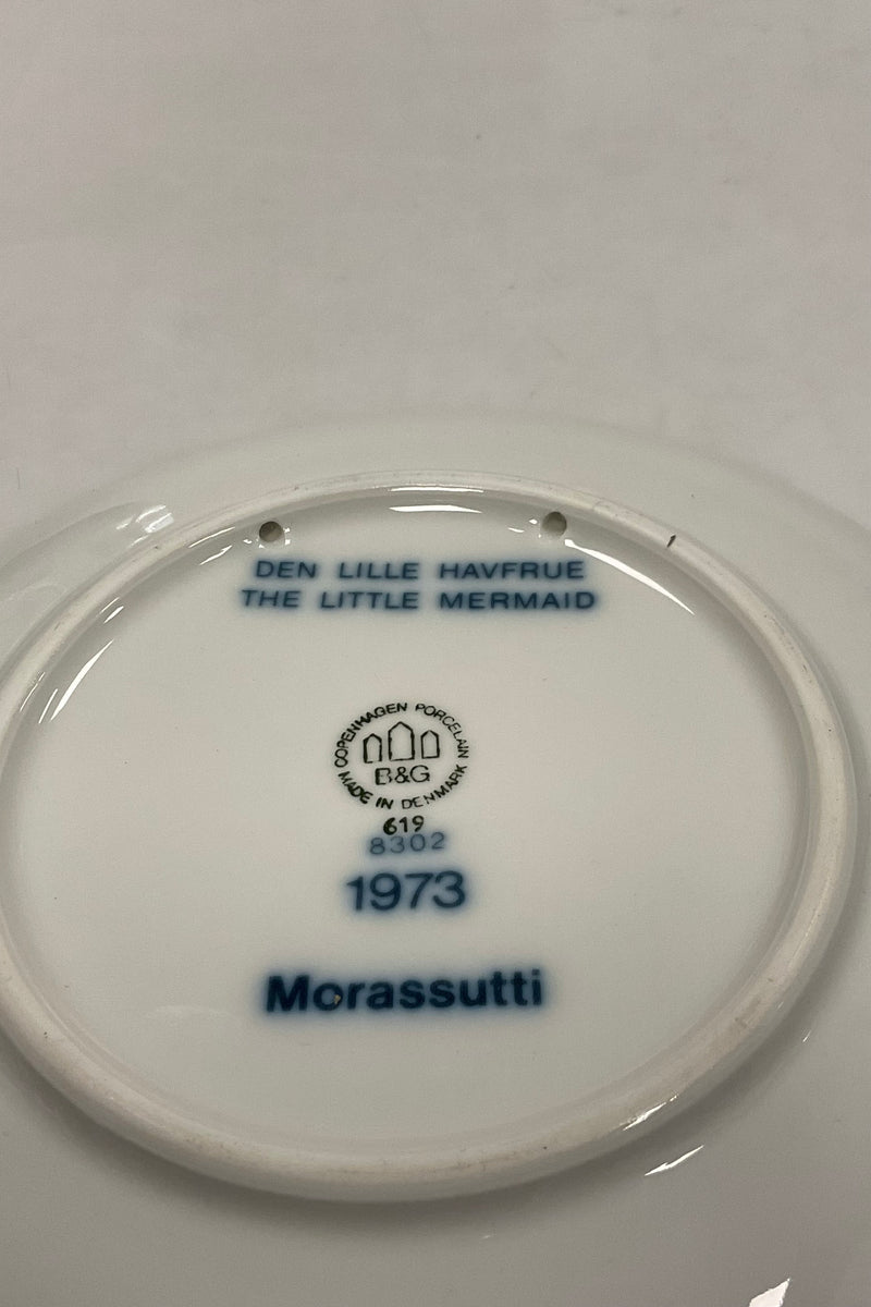 Bing og Grøndahl Mindeplatte med Den Lille Havfrue fra 1973