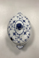 Royal Copenhagen Musselmalet Riflet Oval Terrin No. 214