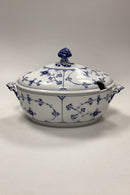 Royal Copenhagen Musselmalet Riflet Oval Terrin No. 214