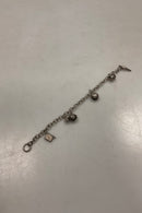 Sterling Sølv Armbånd af Hermann Siersbøl med charms