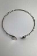 Bent Knudsen Sterling Sølv Halsring No. 249
