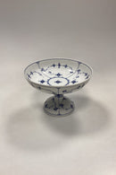 Royal Copenhagen Musselmalet Riflet Skål på fod No. 22/23
