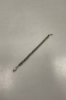 Sterling Sølv Armbånd med Sølv Perler