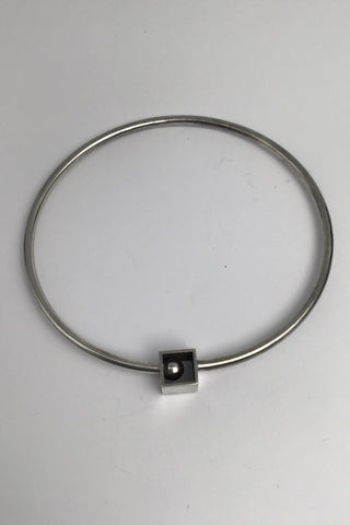 Bent Knudsen Sterling Silver Neck Ring No. 248
