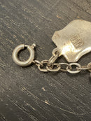 Tysk Sølv Armbånd med Charms