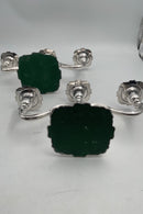 Par Cohr 3 Armet lysestager i Sølv