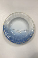 Bing & Grøndahl Seagull with Gold Deep Plate with Openwork Rim No. 322.5