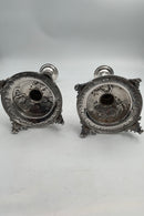 Par Tysk / Østrig / Ungarn Sølv Lysestager med puttier