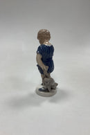 Royal Copenhagen Figur af Dreng med Bamse No 3468