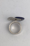 Royal Copenhagen / A Michelsen Porcelæn / Sterling Sølv Ring