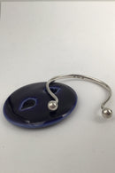 Royal Copenhagen / A Michelsen Porcelæn / Sterling Sølv Armring
