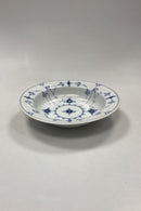 Royal Copenhagen Musselmalet Riflet Dyb Tallerken No. 166