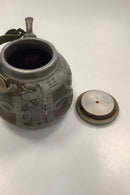 Kinesisk Orientalsk Thekande i Tin, Ler og Bronze
