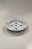 Royal Copenhagen Musselmalet Riflet Dyb Tallerken No. 168