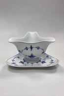 Royal Copenhagen Musselmalet Riflet Trekantet Sauceskål No. 203