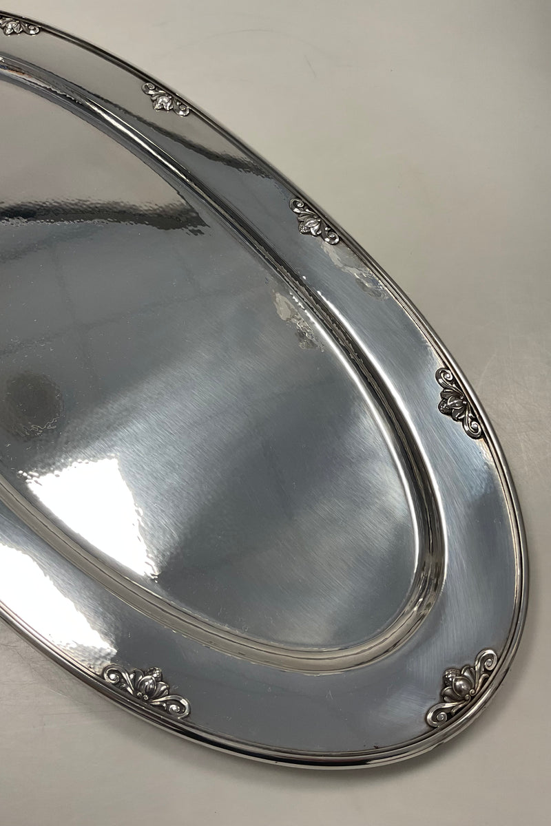 Georg Jensen Sterling Sølv Konge Fiskefad No. 642 U