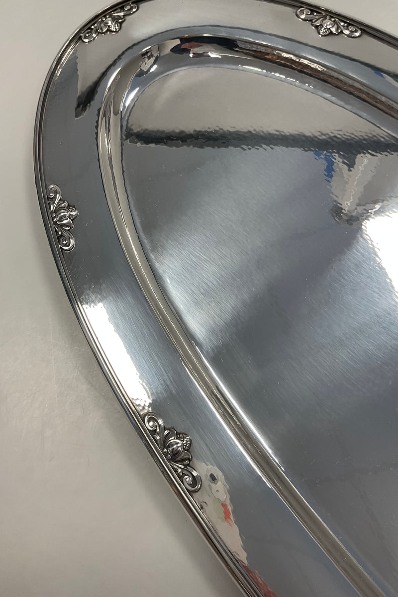 Georg Jensen Sterling Sølv Konge Fiskefad No. 642 U