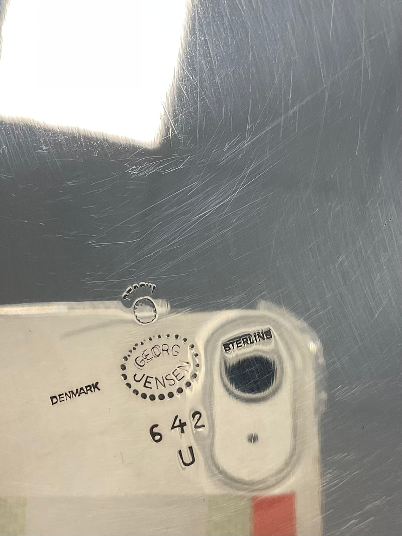 Georg Jensen Sterling Sølv Konge Fiskefad No. 642 U