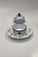 Royal Copenhagen Musselmalet Riflet Smørskål No. 4