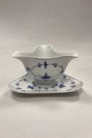 Royal Copenhagen Musselmalet Riflet Trekantet Sauceskål No. 203