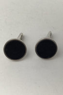 Georg Jensen Sterling Sølv Manchetknapper No. 201B (Onyx)