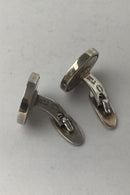 Georg Jensen Sterling Sølv Manchetknapper No. 201B (Onyx)