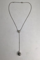 Georg Jensen Sterling Sølv Halskæde No. 441A Cave Jacqueline Rabun