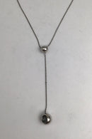 Georg Jensen Sterling Sølv Halskæde No. 441A Cave Jacqueline Rabun