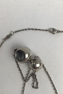 Georg Jensen Sterling Sølv Halskæde No. 441A Cave Jacqueline Rabun