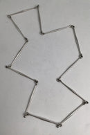 Georg Jensen Sterling Sølv Halskæde No. 175 Astrid Fog