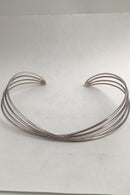 Georg Jensen Sterling Sølv Halsring No. 555 Alliance Allan Scharff
