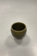 Royal Copenhagen Stentøjsvase i Grøn Glasur