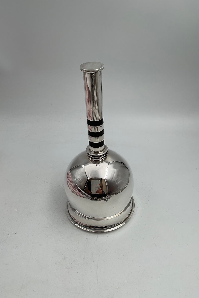 Hingelberg Sterling Sølv Bordklokke Svend Weihrauch