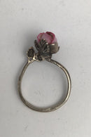 RCP Sterling Silver / Porcelain Ring (Pink)